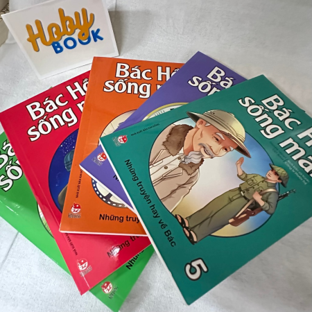 Sách - Bác Hồ sống mãi - Trọn bộ 5 tập