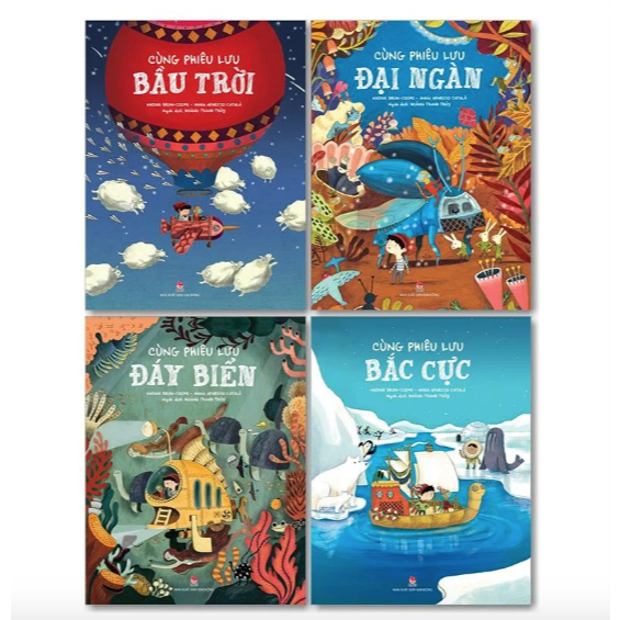 Sách - Cùng phiêu lưu Đáy biển/ Đại ngàn/ Bầu trời/ Bắc cực - Trọn bộ 4 cuốn 1 Sách - Cùng phiêu lưu Đáy biển/ Đại ngàn/ Bầu trời/ Bắc cực - Trọn bộ 4 cuốn