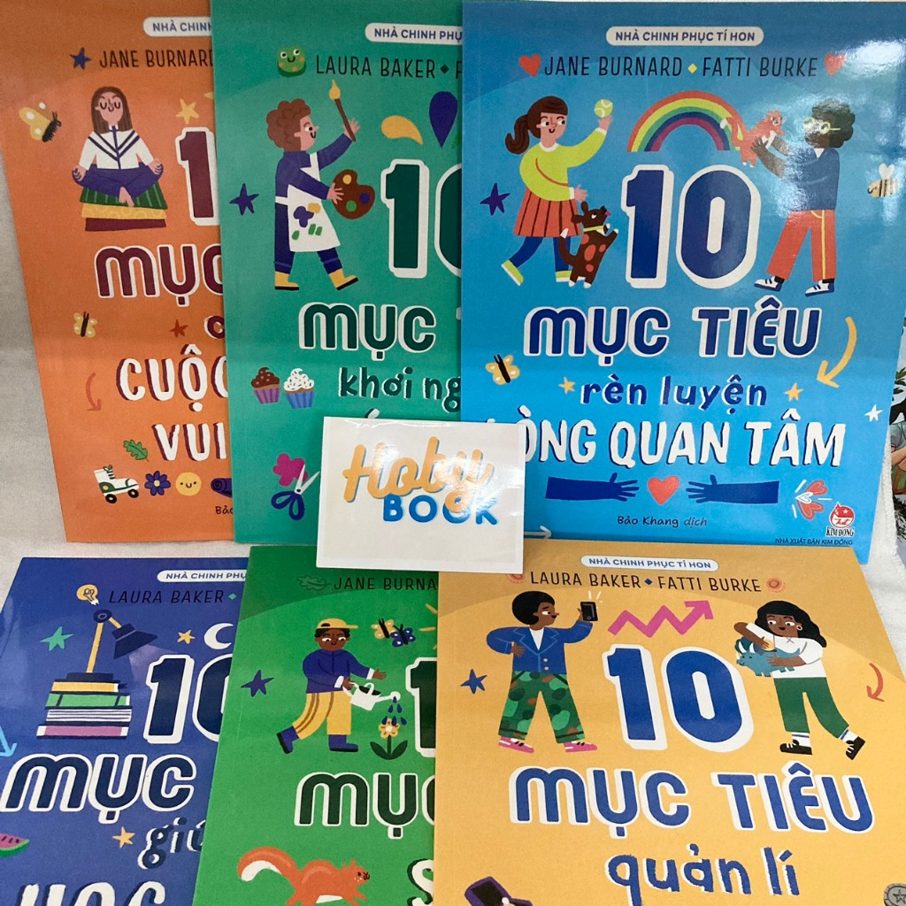 Sách - Nhà chinh phục tí hon: 10 mục tiêu - Bộ 6 cuốn 1 Sách - Nhà chinh phục tí hon: 10 mục tiêu - Bộ 6 cuốn
