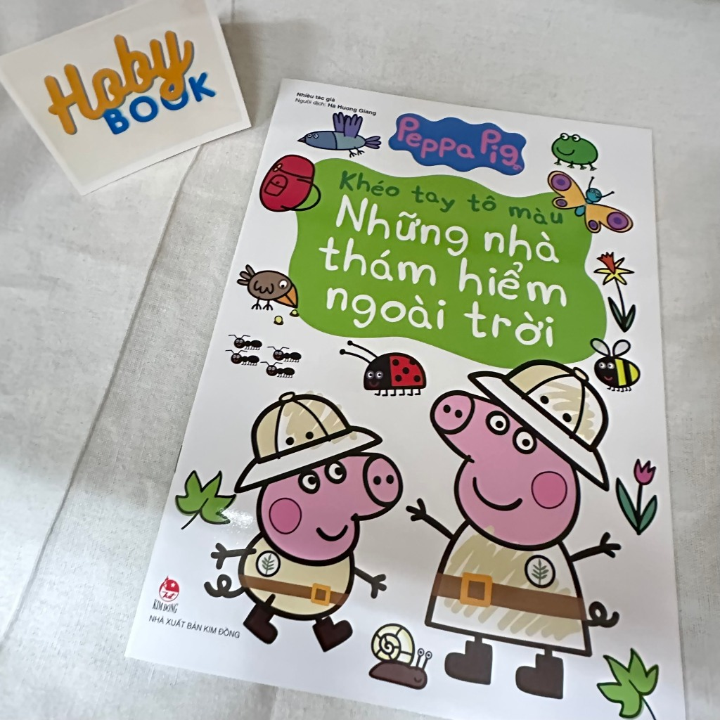 Sách - Khéo tay tô màu Peppa - Trọn bộ 8 cuốn lẻ tập 8 Sách - Khéo tay tô màu Peppa - Trọn bộ 8 cuốn lẻ tập - Ảnh 8