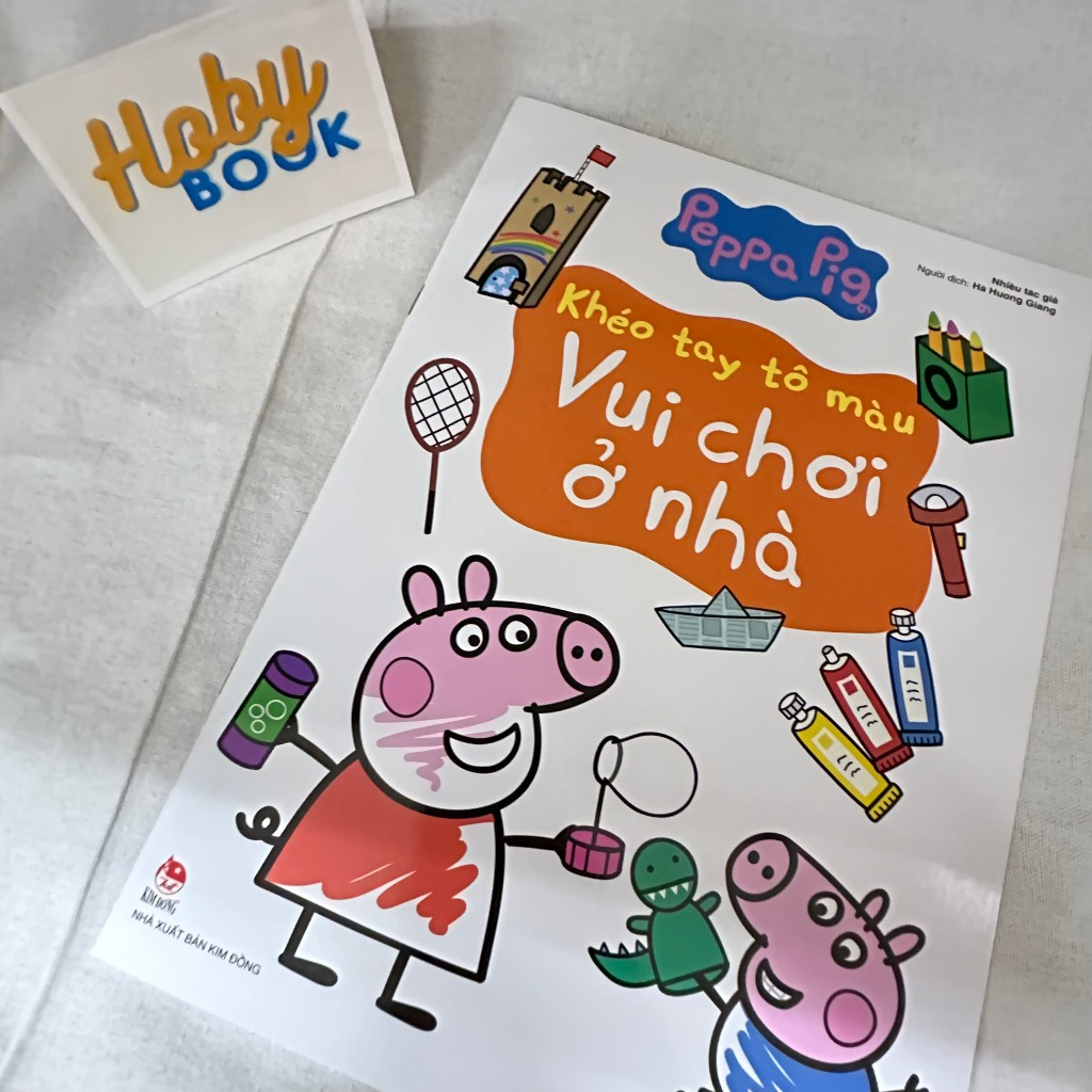 Sách - Khéo tay tô màu Peppa - Trọn bộ 8 cuốn lẻ tập 7 Sách - Khéo tay tô màu Peppa - Trọn bộ 8 cuốn lẻ tập - Ảnh 7