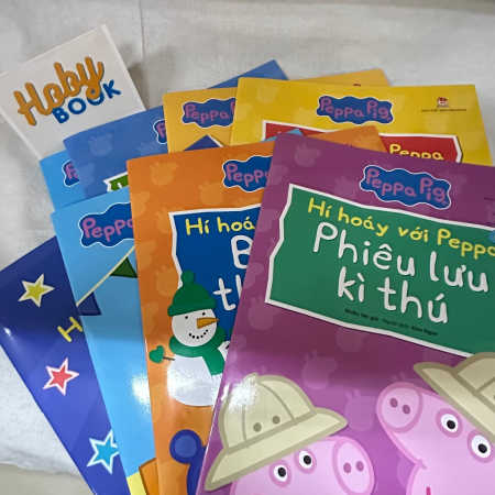 Sách - Hí hoáy với Peppa - Trọn bộ 8 cuốn lẻ tập
