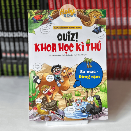 Sách - Quiz! Khoa học kì thú - Sa mạc rừng rậm