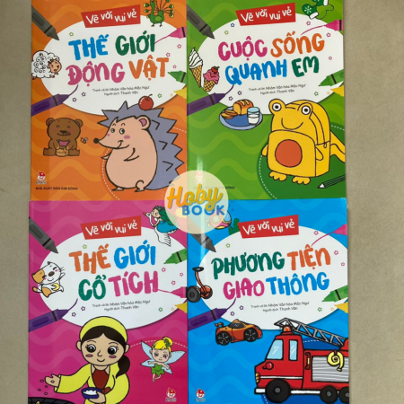 Sách - Vẽ vời vui vẻ - Trọn bộ 4 cuốn