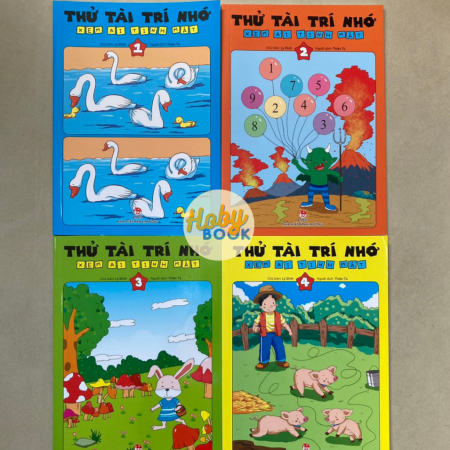 Sách - Thử tài trí nhớ - Trọn bộ 4 cuốn