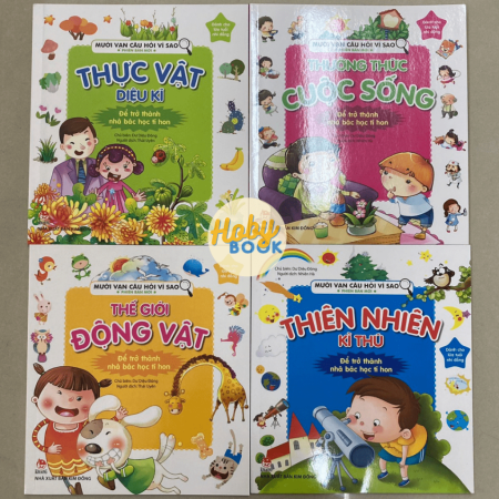 Sách - Mười vạn câu hỏi vì sao phiên bản mới (Cho thiếu nhi) - Trọn bộ 4 tập