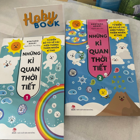 Sách - Những kì quan thời tiết (Từ điển bỏ túi về các hiện tượng thiên nhiên kì thú) - Trọn bộ 2 tập