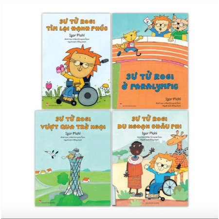 Sách - Sư tử Rogi - Trọn bộ 4 cuốn