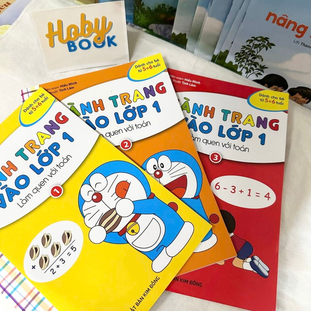 Sách - Hành trang vào lớp 1: Làm quen với Toán - Bộ 3 cuốn 1 Sách - Hành trang vào lớp 1: Làm quen với Toán - Bộ 3 cuốn