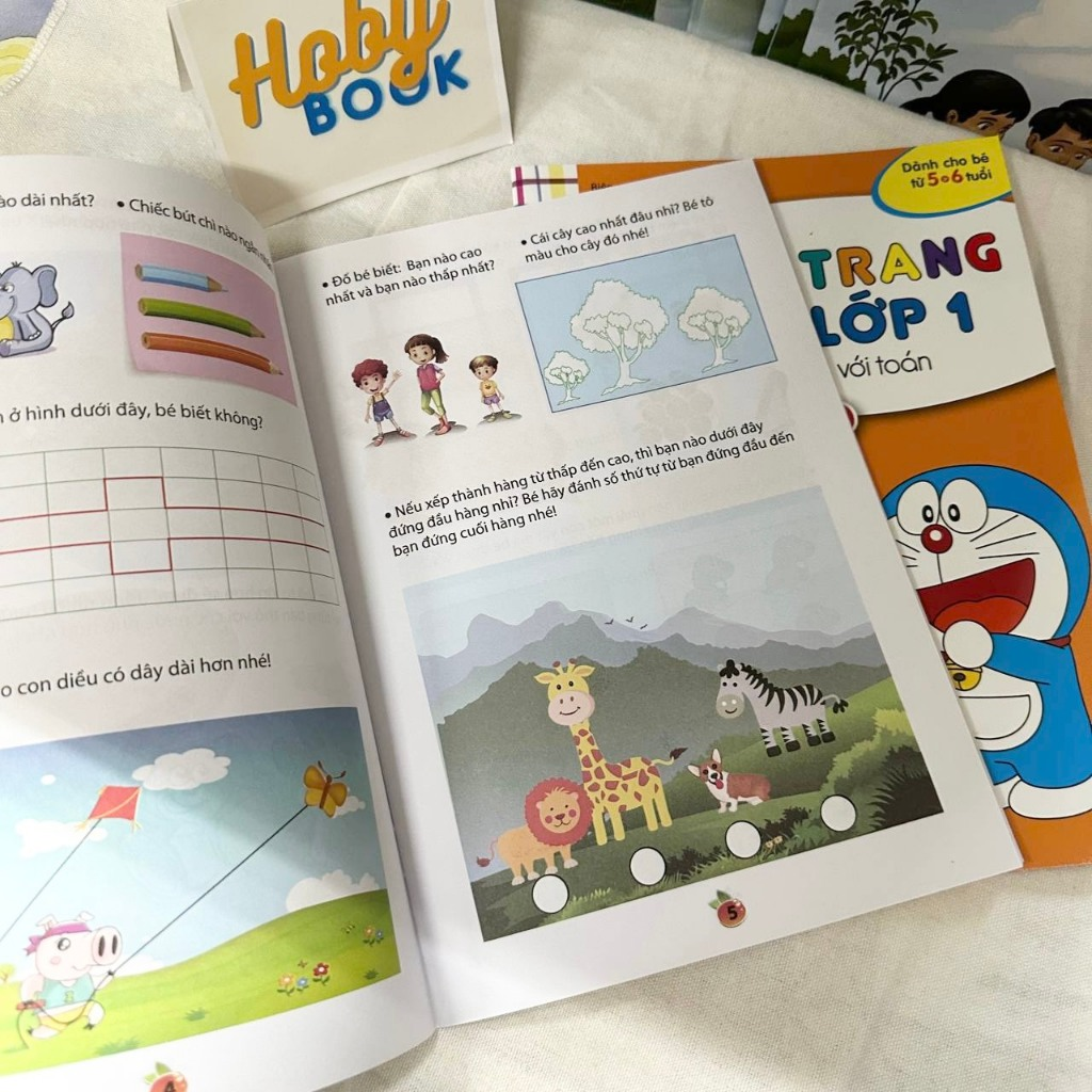 Sách - Hành trang vào lớp 1: Làm quen với Toán - Bộ 3 cuốn 2 Sách - Hành trang vào lớp 1: Làm quen với Toán - Bộ 3 cuốn - Ảnh 2