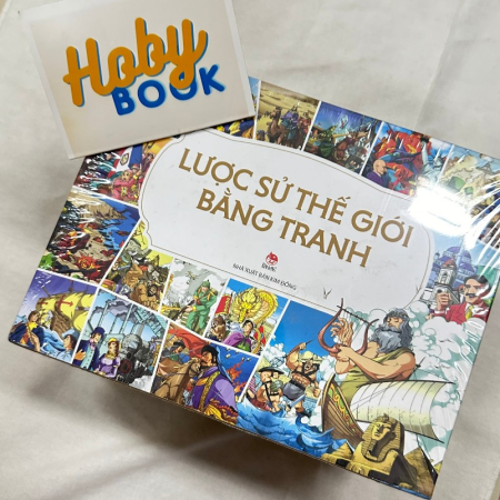 Sách - Lược sử thế giới bằng tranh - Hộp 17 cuốn