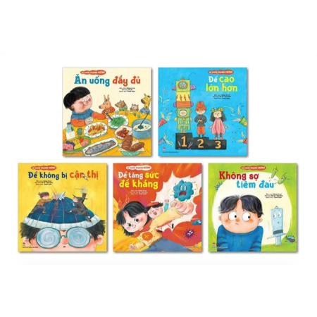 Sách - Bé khỏe mạnh hơn - Bộ 5 cuốn