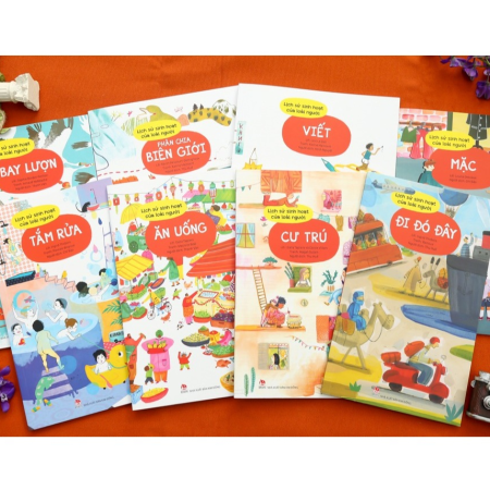 Sách - Lịch sử sinh hoạt của loài người - Bộ 8 cuốn
