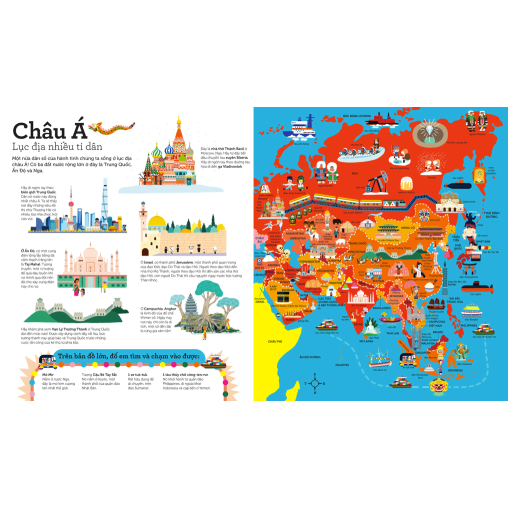 Sách - Atlas thế giới - Tập bản đồ tương tác - Ngắm lục địa, chạm núi sông, nhớ địa danh - Bìa cứng 6 Sách - Atlas thế giới - Tập bản đồ tương tác - Ngắm lục địa, chạm núi sông, nhớ địa danh - Bìa cứng - Ảnh 6