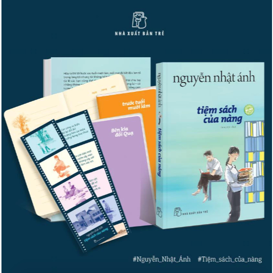 Sách - Tiệm sách của nàng - Nguyễn Nhật Ánh (Tặng kèm Bookmark Photostrip + Sổ tay màu ngẫu nhiên) 2 Sách - Tiệm sách của nàng - Nguyễn Nhật Ánh (Tặng kèm Bookmark Photostrip + Sổ tay màu ngẫu nhiên) - Ảnh 2