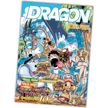 Sách tranh - One Piece Color Walk DRAGON (Tặng kèm 1 Postcard và 3 Poster đính kèm theo sách)