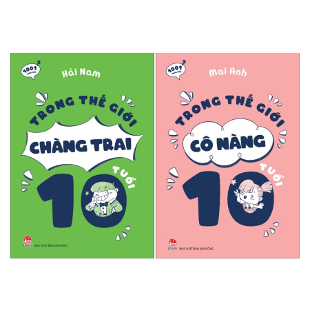 Sách - 1001 thắc mắc: Trong thế giới chàng trai/cô nàng 10 tuổi - Bộ 2 cuốn