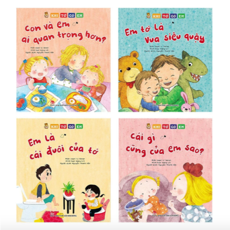 Sách - Khi tớ có em - Trọn bộ 4 cuốn