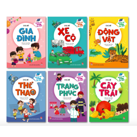 Sách - Cùng bé rèn tư duy - Trọn bộ 6 cuốn