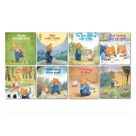 Sách - Gấu anh Gấu em - Trọn bộ 8 tập lẻ