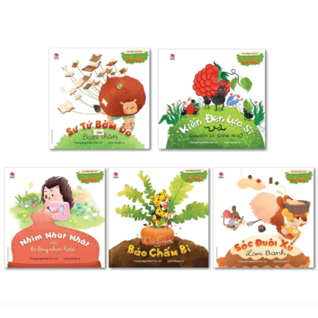Sách - Vun đắp tâm hồn: Chuyện ở rừng Vi Vu - Trọn bộ 5 cuốn
