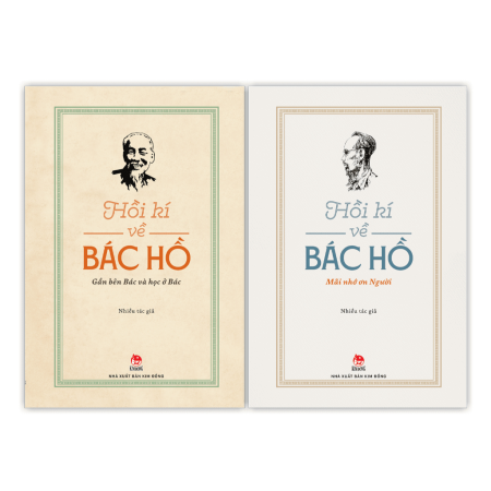 Sách - Hồi kí về Bác Hồ - Bộ 2 cuốn (Gần bên Bác và học ở Bác + Mãi nhớ ơn Người)