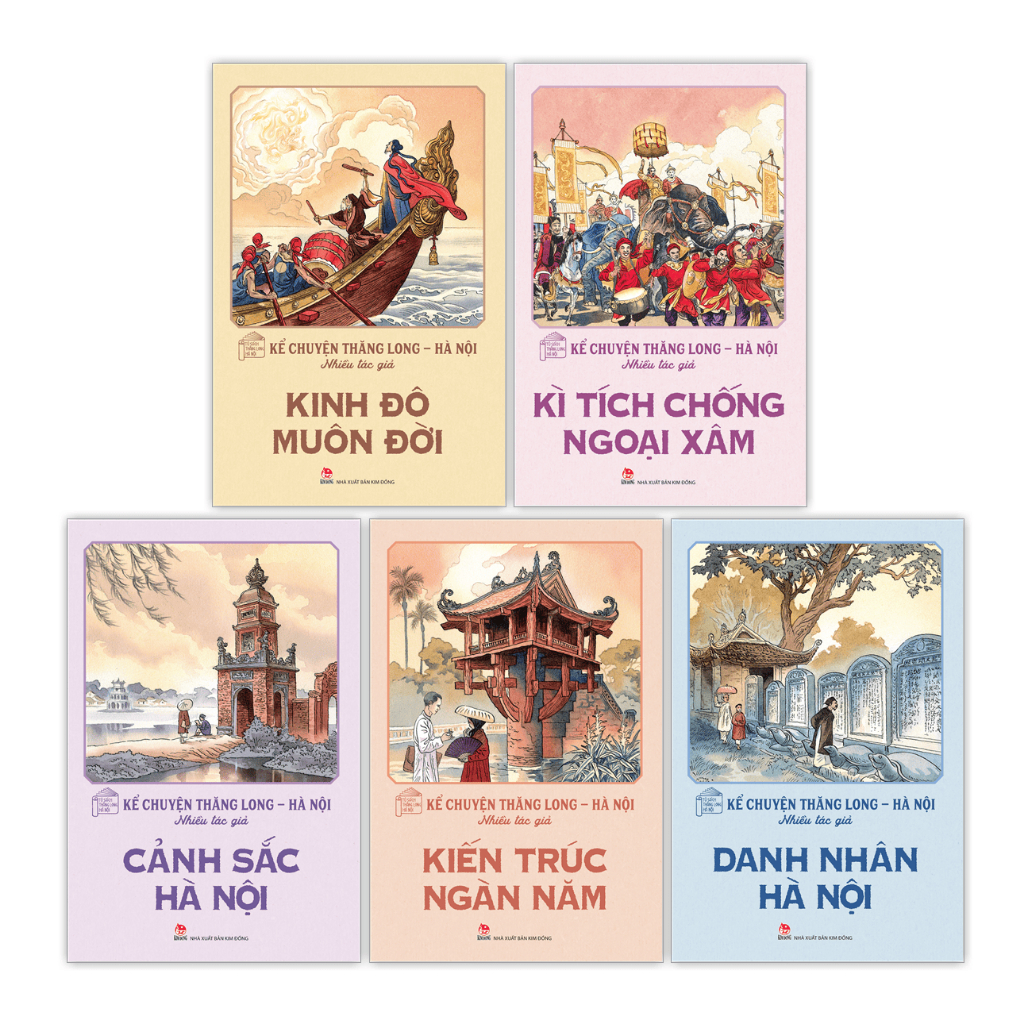 Sách - Kể chuyện Thăng Long - Bộ 5 cuốn 3 Sách - Kể chuyện Thăng Long - Bộ 5 cuốn - Ảnh 3