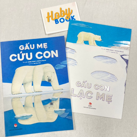 Sách - Gấu mẹ cứu con + Gấu con lạc mẹ - Bộ 2 cuốn