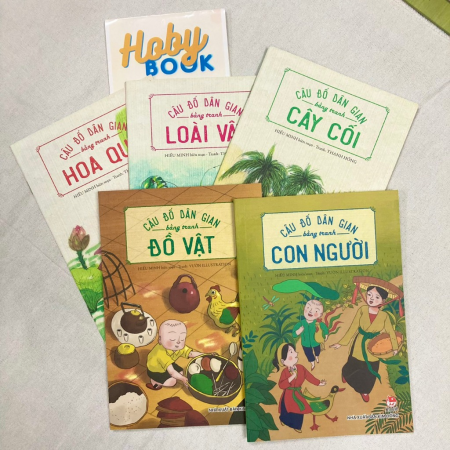 Sách - Câu đố dân gian bằng tranh - Trọn bộ lẻ tập