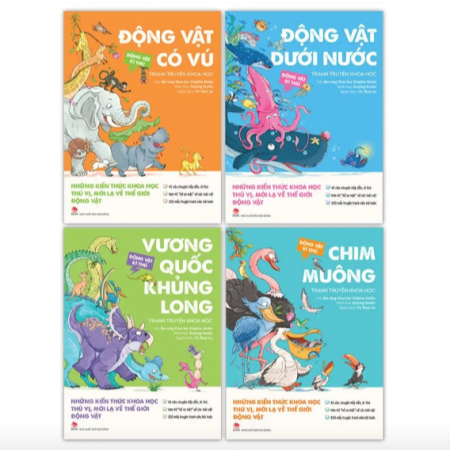 Sách - Động vật kì thú - Trọn bộ 4 cuốn
