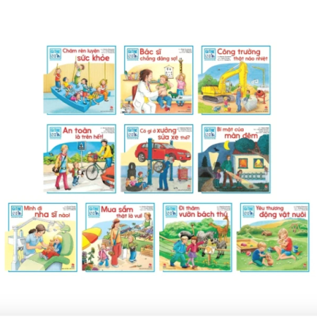 Sách - Gì thế nhỉ? Cùng bé khám phá cuộc sống - Trọn bộ 10 cuốn lẻ tập