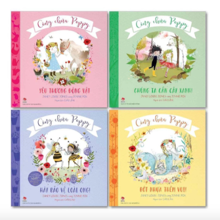 Sách - Công chúa Poppy - Bộ 4 cuốn