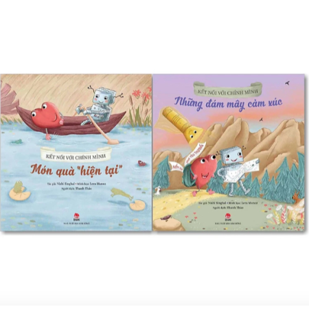 Sách - Kết nối với chính mình: Những đám mây cảm xúc + Món quà hiện tại - Bộ 2 cuốn