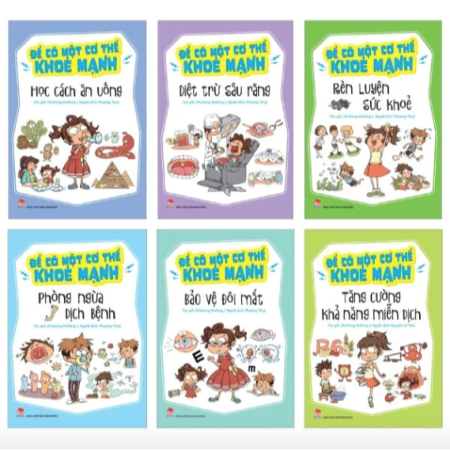 Sách - Để có một cơ thể khỏe mạnh - Trọn bộ 6 cuốn lẻ tập