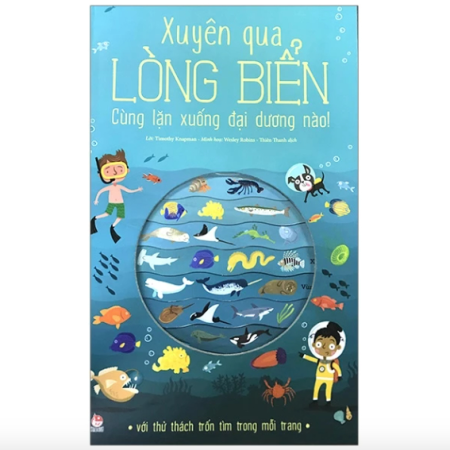 Sách - Xuyên qua lòng biển - Bìa cứng
