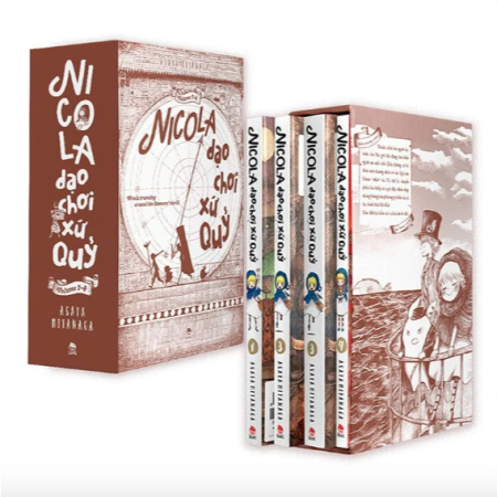 Truyện tranh - Boxset Nicola dạo chơi xứ quỷ - Bộ 4 tập