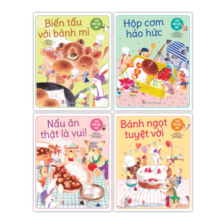 Sách - Siêu đầu bếp nhí - Trọn bộ 4 cuốn