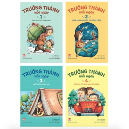 Sách - Trưởng thành mỗi ngày - Trọn bộ 4 tập