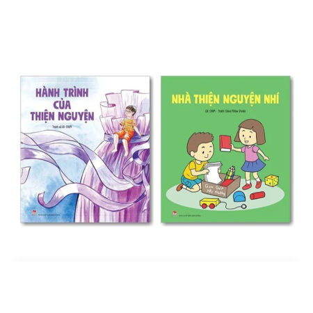 Sách - Hành trình của thiện nguyện + Nhà thiện nguyện nhí