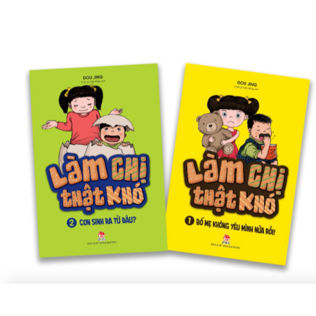 Sách - Làm chị thật khó - Combo 2 tập