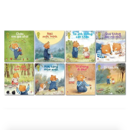 Sách - Gấu anh Gấu em - Trọn bộ 8 tập