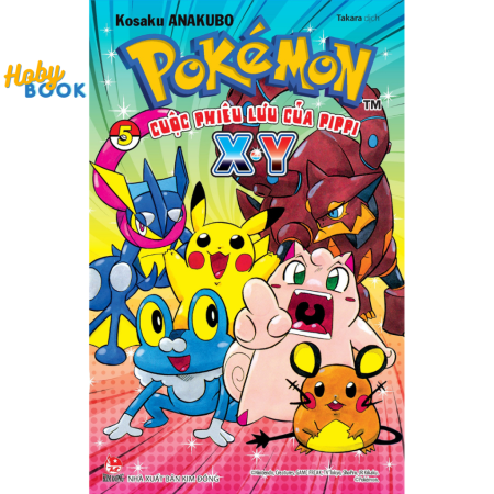 Truyện tranh - Pokemon: Cuộc phiêu lưu của Pippi X.Y - Trọn bộ 5 tập