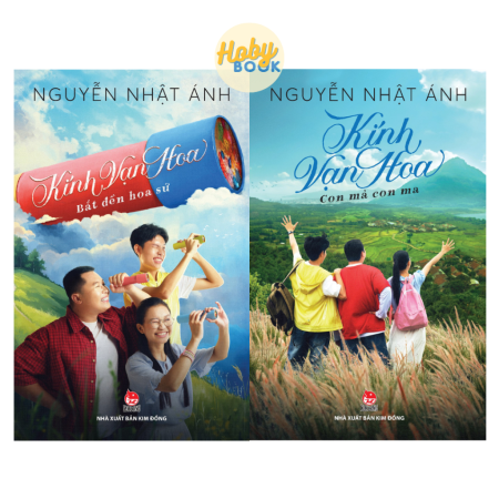Sách - Kính vạn hoa phiên bản điện ảnh - Bắt đền hoa sứ + Con mả con ma - Combo 2 cuốn (Tặng kèm postcard)