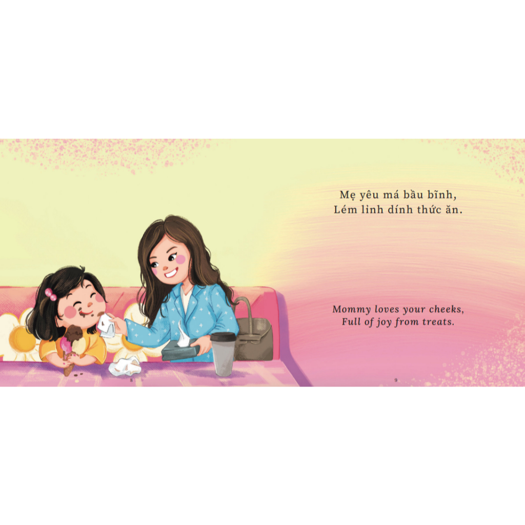 Sách song ngữ - Vun đắp tâm hồn: Từ bàn tay mẹ - From mommy's loving hands 3 Sách song ngữ - Vun đắp tâm hồn: Từ bàn tay mẹ - From mommy's loving hands - Ảnh 3