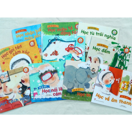 Sách tranh - Bé bi bô - Trọn bộ 10 cuốn lẻ tập
