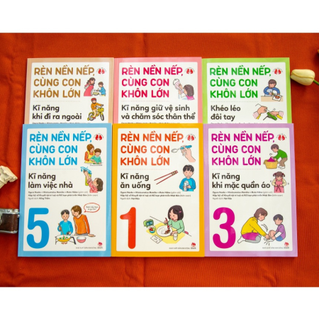 Sách - Rèn nền nếp, cùng con khôn lớn - Trọn bộ 6 cuốn