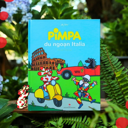 Sách - Pimpa du ngoạn Italia - Bìa cứng