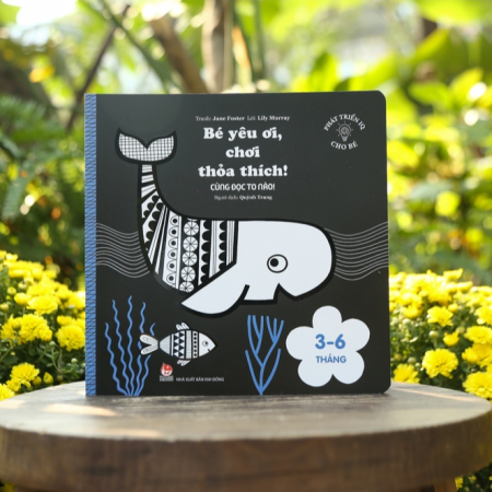 Sách - Phát triển IQ cho bé: Bé yêu ơi, chơi thỏa thích! - Cùng đọc to nào! 3-6 tháng
