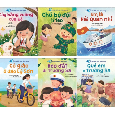 Sách - Em yêu Biển đảo - Biên cương - Bộ 3 cuốn