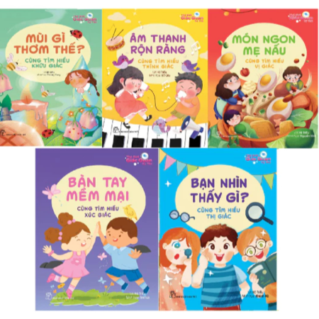 Sách - Thế giới giác quan kỳ thú (NXB Trẻ) - Bộ 5 cuốn
